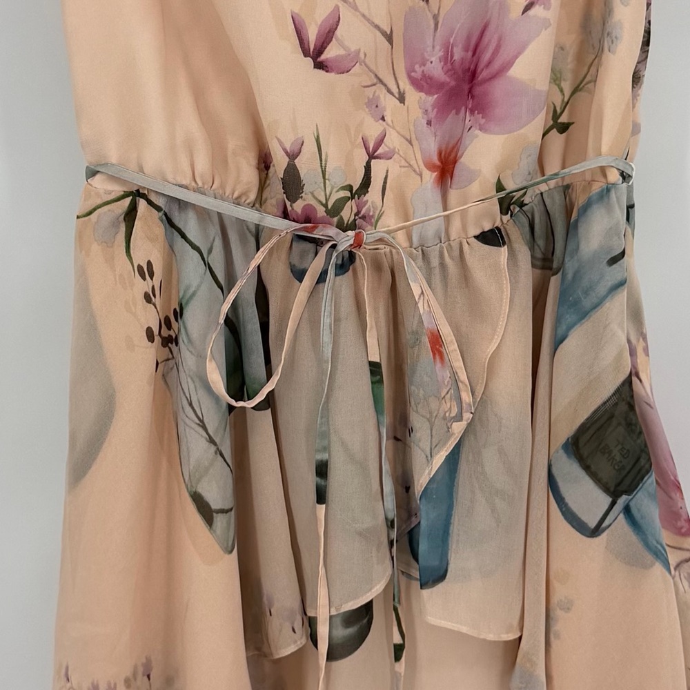 Ted Baker London CHELSIE Water Bottle Print Dress Size 1, XS - Picture 9 of 14